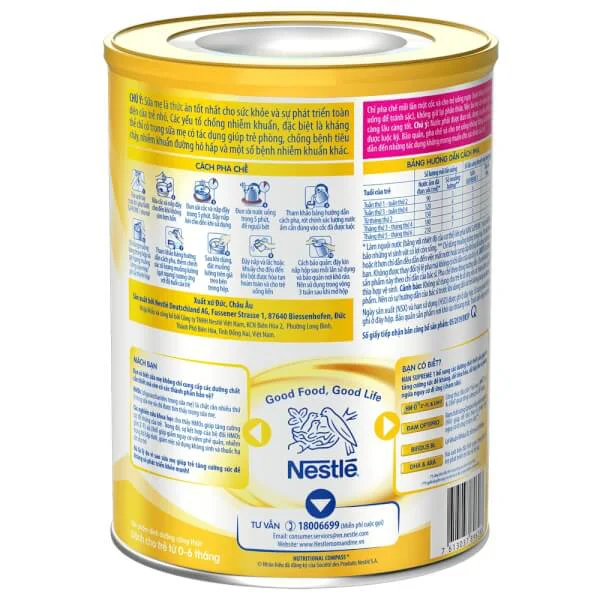 Sữa Nan Supreme 1 (2HMO) 400g (0-6 tháng)