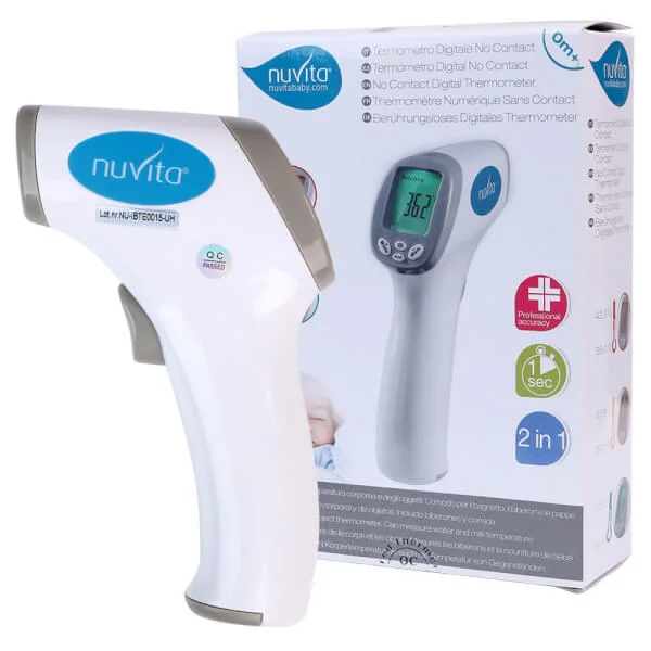 Nhiệt kế hồng ngoại không tiếp xúc Nuvita 2091C