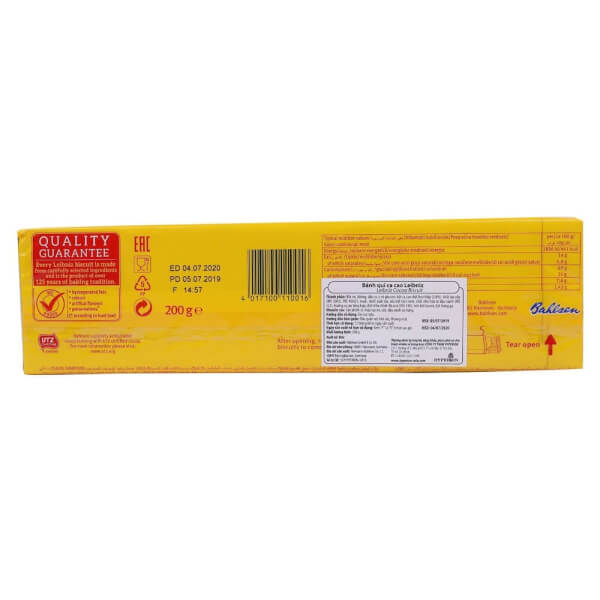 Bánh qui ca cao Leibniz 200g - Leibniz Cacoa Biscuit 200g