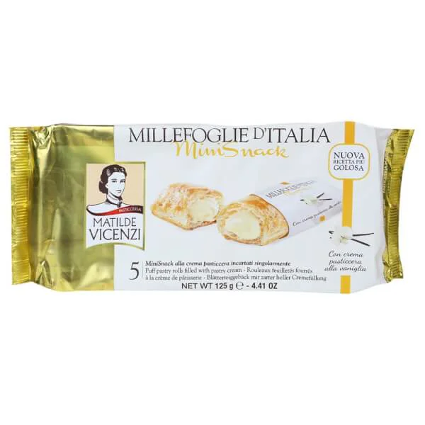 Bánh puff pastry cuộn kem Pastry Cream Millefoglie D