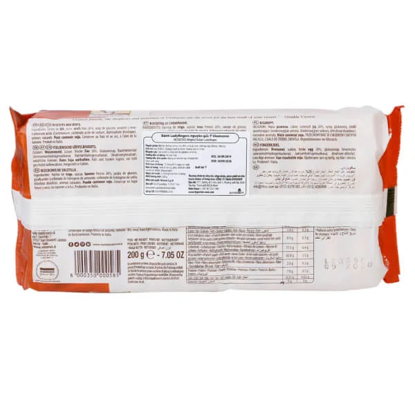 Bánh Ladyfingers nguyên gốc Ý VICENZOVO 200g - VICENZOVO-Original Italian Ladyfingers 200g