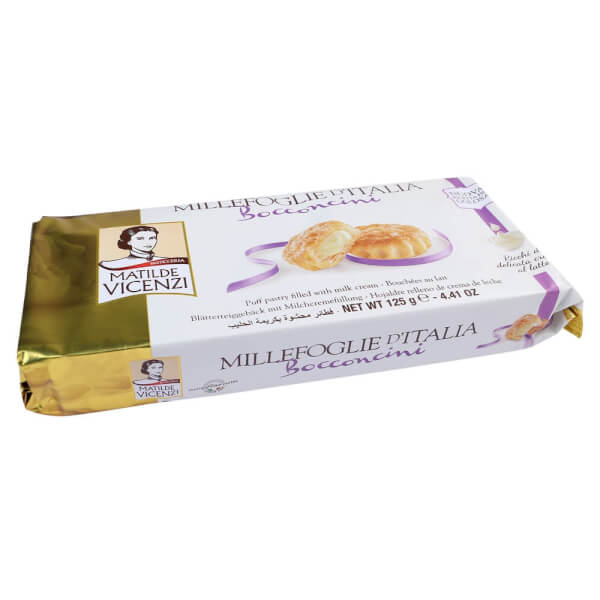 Bánh Puff Pastry nhân kem sữa Millefoglie D’italia Bocconcini 125g