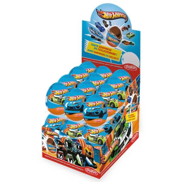 Quả Trứng Sô Cô La sữa Hot wheels Dolfin 20g