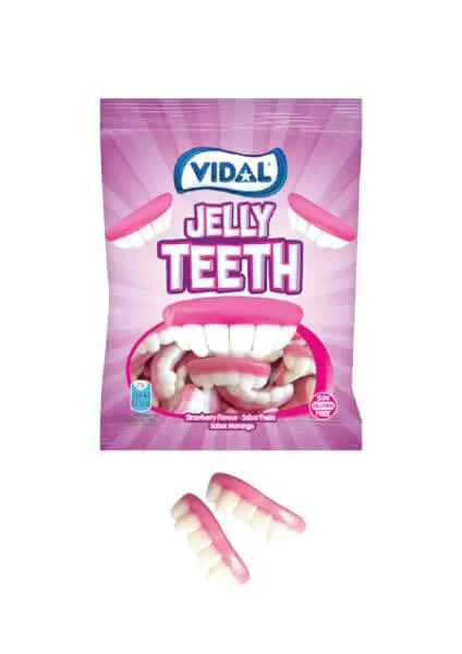 Kẹo dẻo hàm răng Vidal 100g