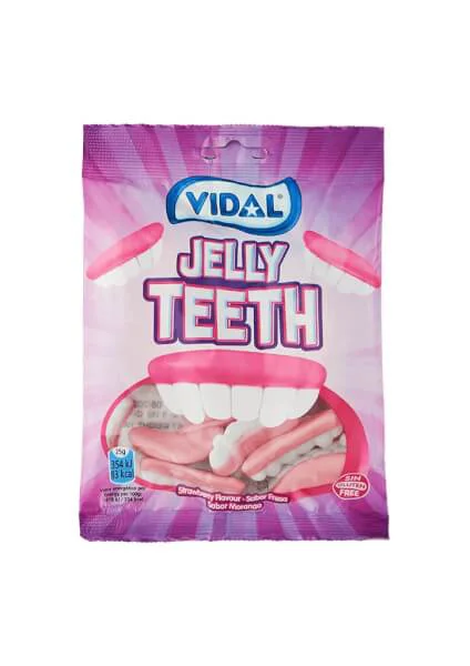 Kẹo dẻo hàm răng Vidal 100g