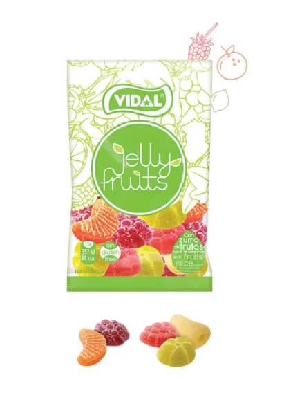 Kẹo dẻo trái cây Vidal 100g