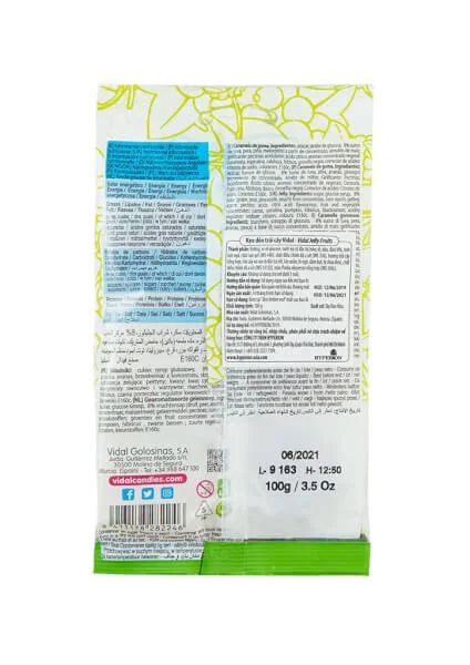Kẹo dẻo trái cây Vidal 100g