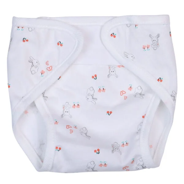 Tã vải sơ sinh dán 5 cái CF I129016 (cỡ 1/2/3,Trắng)