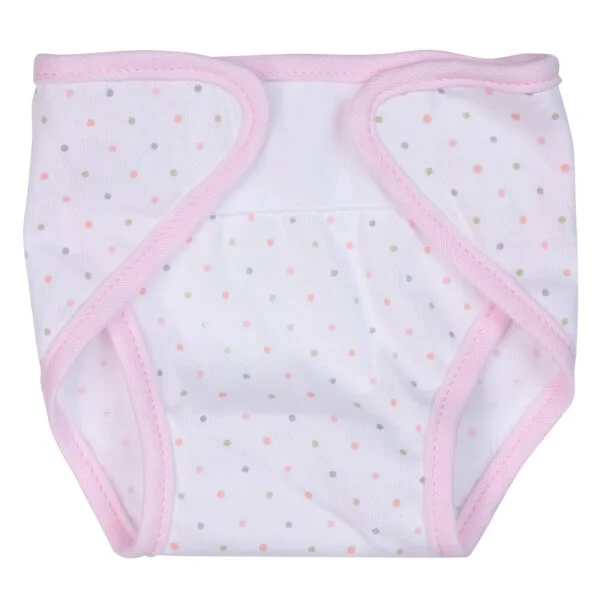 Tã vải sơ sinh dán 5 cái CF I129016 (cỡ 1/2/3,Hồng)