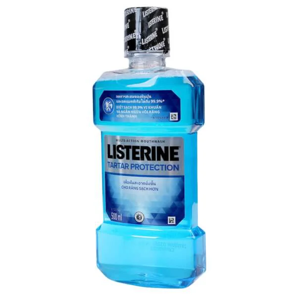 Nước súc miệng Listerine ngừa vôi răng 500ml