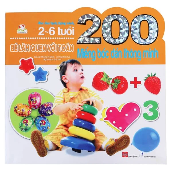 200 miếng bóc dán - Bé LQuen với Toán (55N)