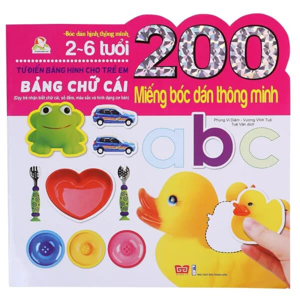 200 miếng bóc dán - Bảng chữ cái (55N)