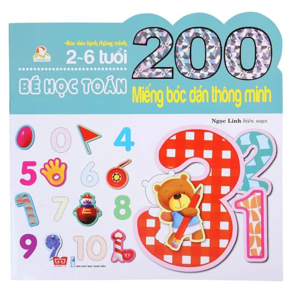 200 miếng bóc dán TM - Bé học toán (55N)