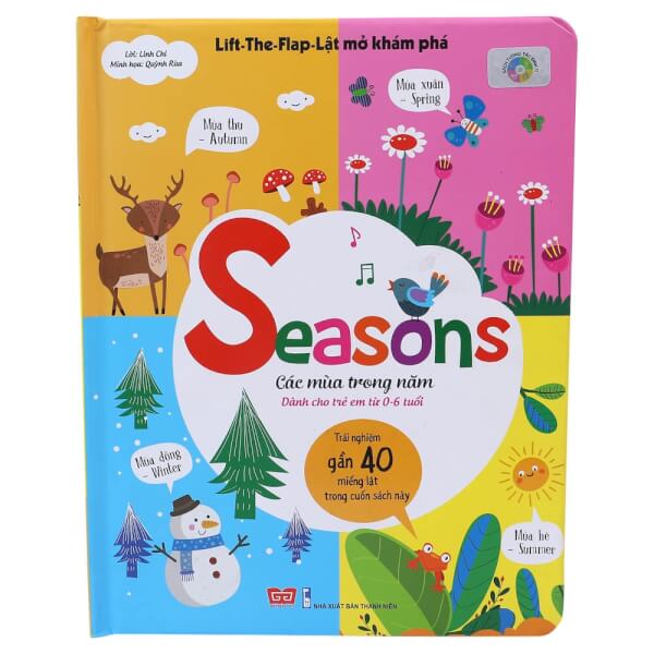 Lift-The-Flap-Lật mở khám phá - Seasons - Các mùa trong năm