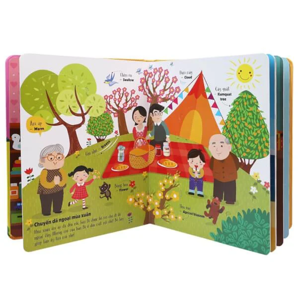 Lift-The-Flap-Lật mở khám phá - Seasons - Các mùa trong năm