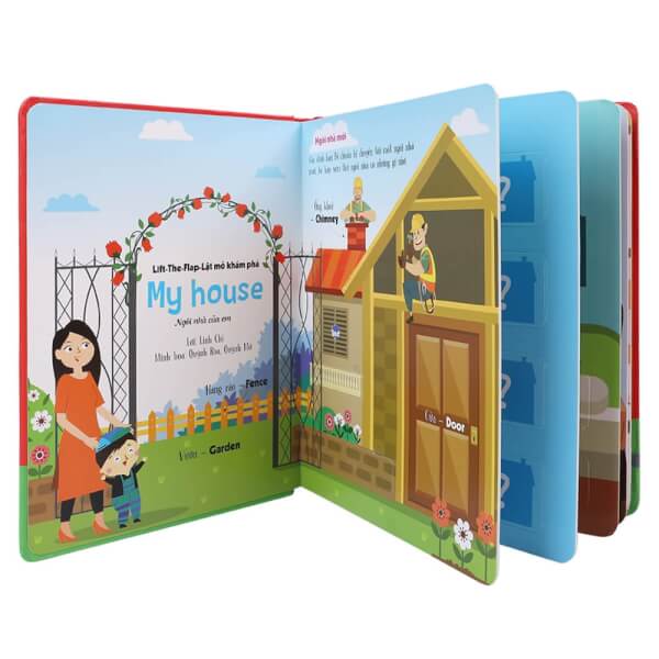 Lift-The-Flap- Lật mở khám phá - My house - Ngôi nhà của em
