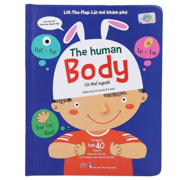 Lift-The-Flap 168N - Lật mở khám phá - The Human Body - Cơ thể người