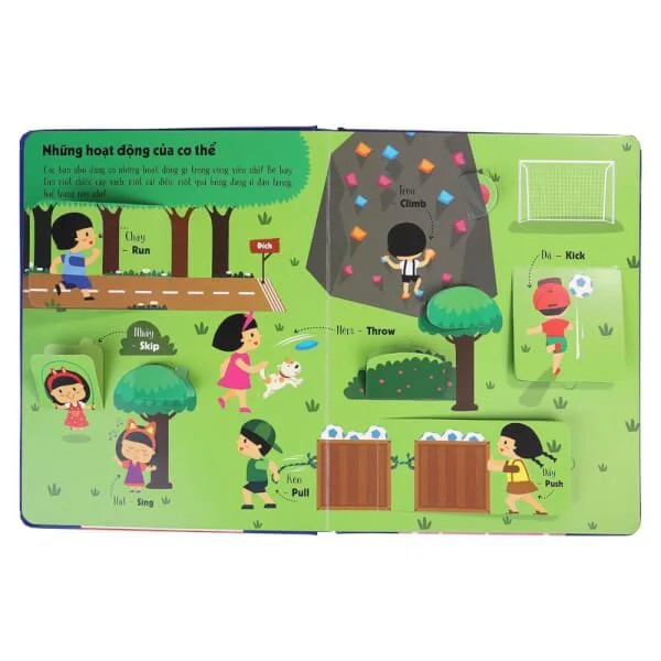 Lift-The-Flap 168N - Lật mở khám phá - The Human Body - Cơ thể người