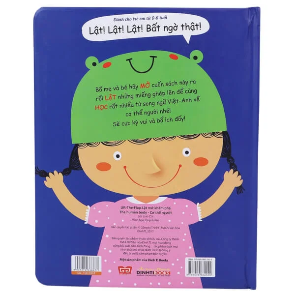 Lift-The-Flap 168N - Lật mở khám phá - The Human Body - Cơ thể người