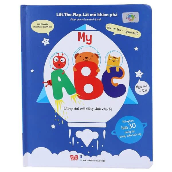 Lift-The-Flap 168N - Lật mở khám phá - My ABC - Bảng chữ cái Tiếng Anh cho bé