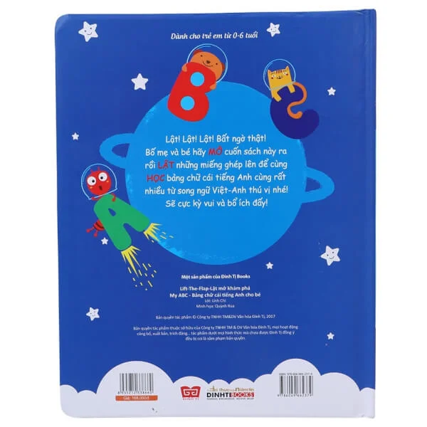 Lift-The-Flap 168N - Lật mở khám phá - My ABC - Bảng chữ cái Tiếng Anh cho bé