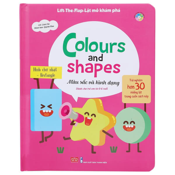 Lift-The-Flap 168N - Lật mở khám phá - Colours and Shapes - Màu sắc và hình dạng