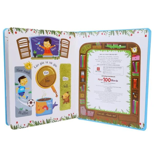 Lift-The-Flap 168N - First 100 Words - 100 từ đầu tiên về thế giới quanh em