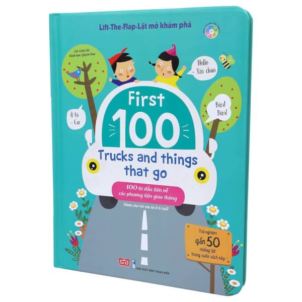 Lift-The-Flap 168N - First 100 Trucks and things that go - 100 từ đầu tiên về các phương tiện giao thông