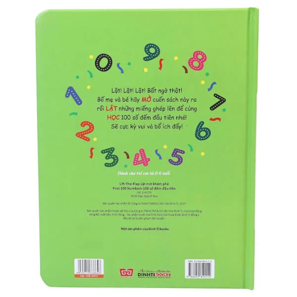 Lift-The-Flap 168N - First 100 Numbers - 100 số đếm đầu tiên