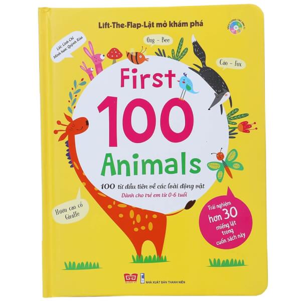 Lift-The-Flap 168N - First 100 Animals - 100 từ đầu tiên về các loài động vật