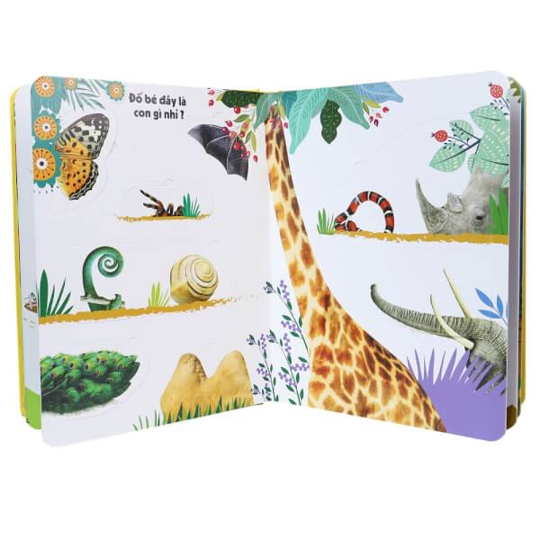 Lift-The-Flap 168N - First 100 Animals - 100 từ đầu tiên về các loài động vật