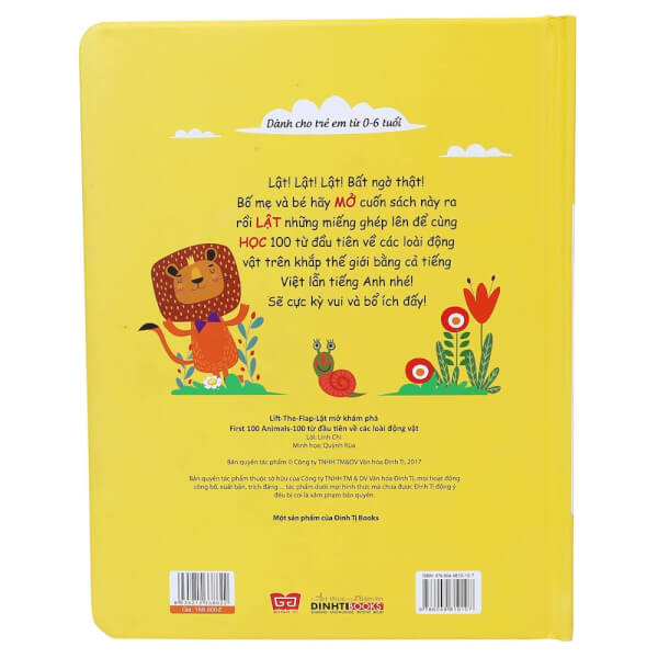 Lift-The-Flap 168N - First 100 Animals - 100 từ đầu tiên về các loài động vật