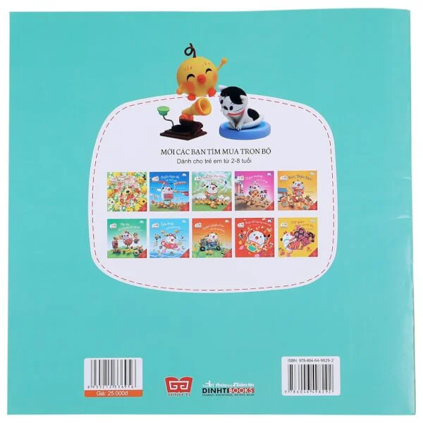 Ehon - Gà mẹ Cục Tác và đàn con lông vàng -  Biệt đội nhí nhố chống khủng bố