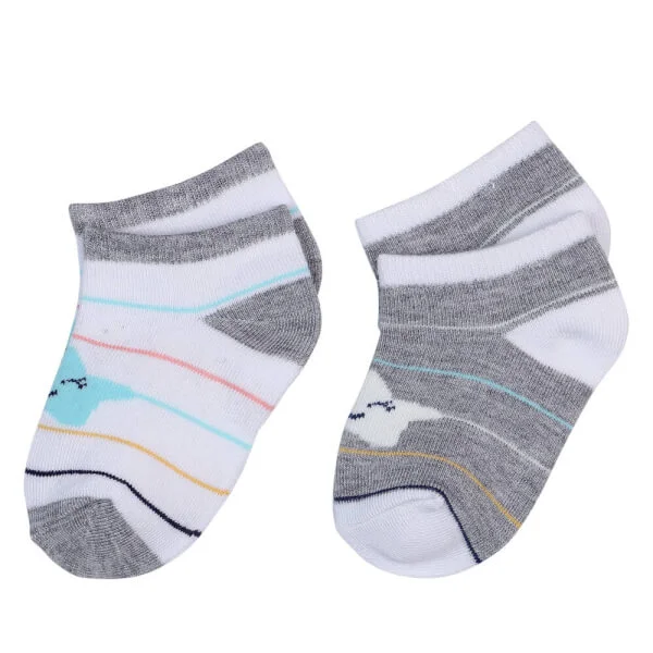 Cặp 2 đôi vớ bé trai Bamboo CF I0120019 (6-12M,Nhiều màu)