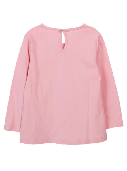 Áo thun bé gái tay dài CF G0220020 (9M,Cam lợt)