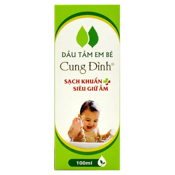 Dầu tắm em bé Cung Đình 100ml