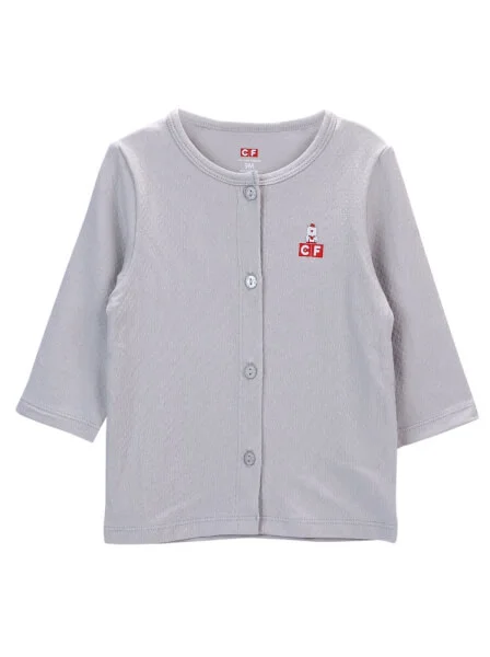 Bộ sơ sinh dài sợi gỗ sồi CF I0320004 (3M/6M/9M,Xám nhạt)