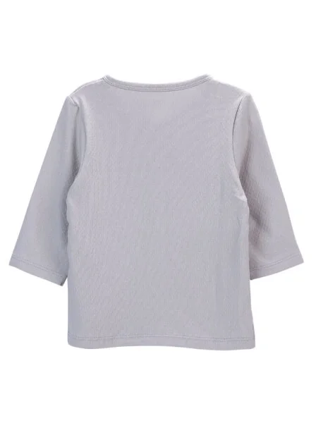 Bộ sơ sinh dài sợi gỗ sồi CF I0320004 (3M/6M/9M,Xám nhạt)