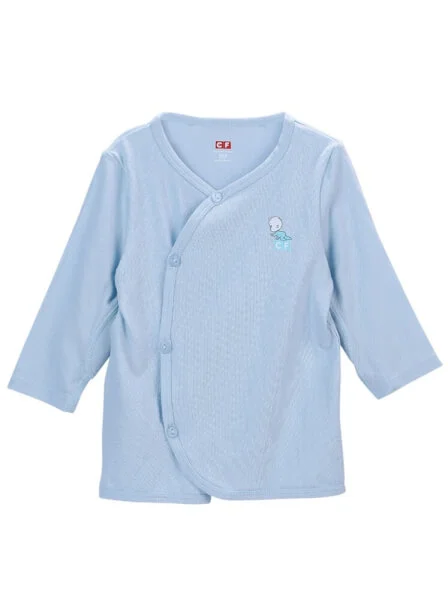 Bộ sơ sinh dài sợi gỗ sồi tập bò CF I0320001 (3M/6M/9M,Xanh)