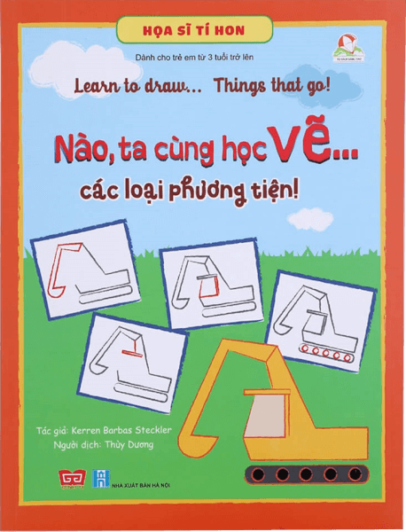 Họa sĩ tí hon - Learn to draw... Things that go! - Nào, ta cùng học vẽ...các loại phương tiện!