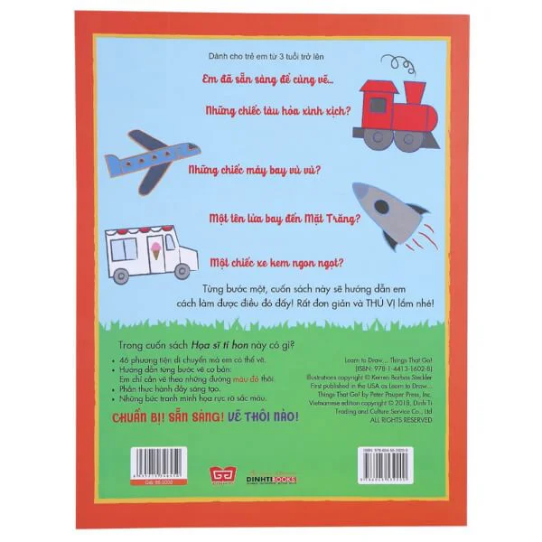 Họa sĩ tí hon - Learn to draw...  Things that go! - Nào, ta cùng học vẽ...các loại phương tiện!