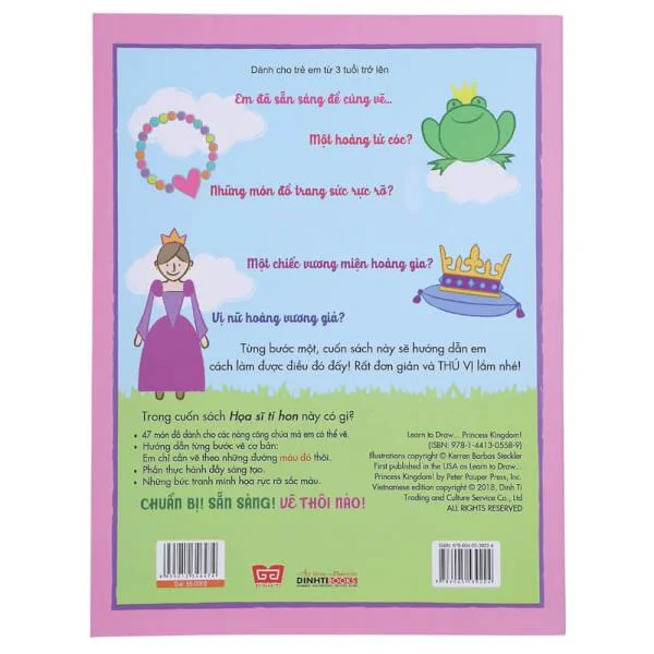 Họa sĩ tí hon - Learn to draw...  Princess Kingdom! - Nào, ta cùng học vẽ...vương quốc công chúa!