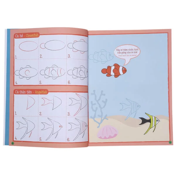 Họa sĩ tí hon - Learn to draw...  Ocean Wonders! - Nào, ta cùng học vẽ...đại dương diệu kỳ!