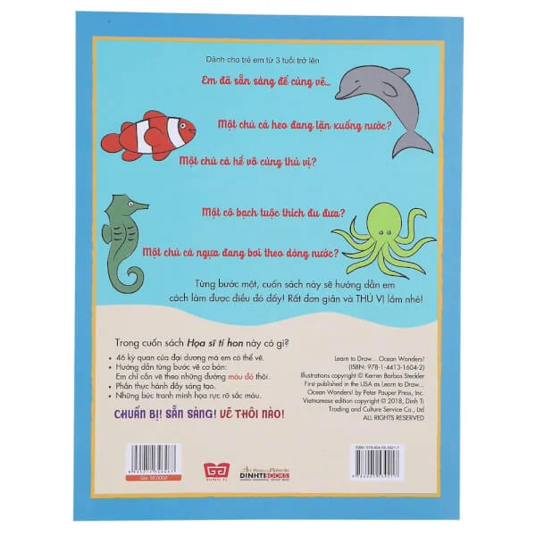 Họa sĩ tí hon - Learn to draw...  Ocean Wonders! - Nào, ta cùng học vẽ...đại dương diệu kỳ!