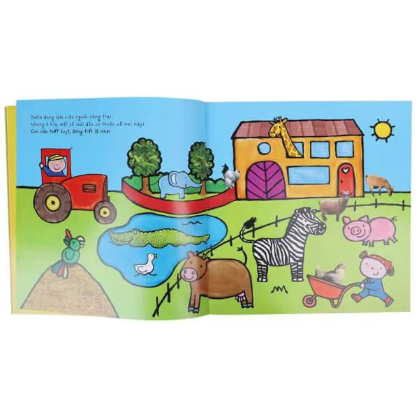 Cuốn sách lớn rực rỡ về loài vật