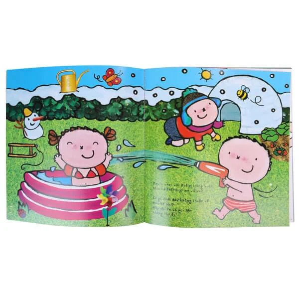 Cuốn sách lớn rực rỡ về bốn mùa