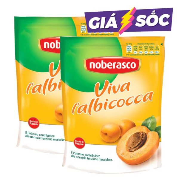 Combo 2 Quả mơ dẻo Noberasco 200g