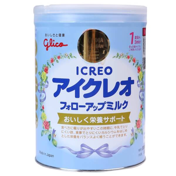 Combo 2 Sữa Glico Icreo số 1 820g (9-36 tháng)