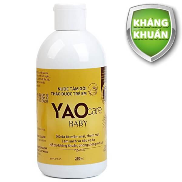 Combo 2 Tắm gội toàn thân thảo dược Yaocare baby cho bé từ 0 tháng 250ml