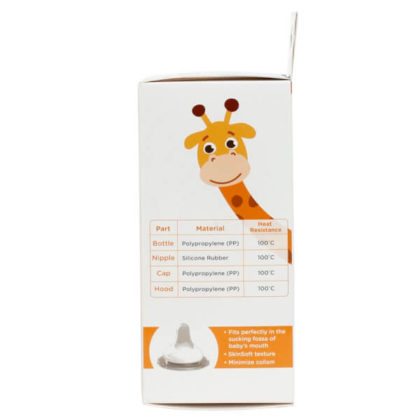 Bình sữa ConCung Good Easy Start nhựa PP cổ rộng (125ml, Xanh dương)